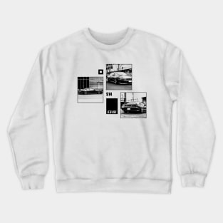 NISSAN SILVIA S14 KOUKI Black 'N White Archive Crewneck Sweatshirt